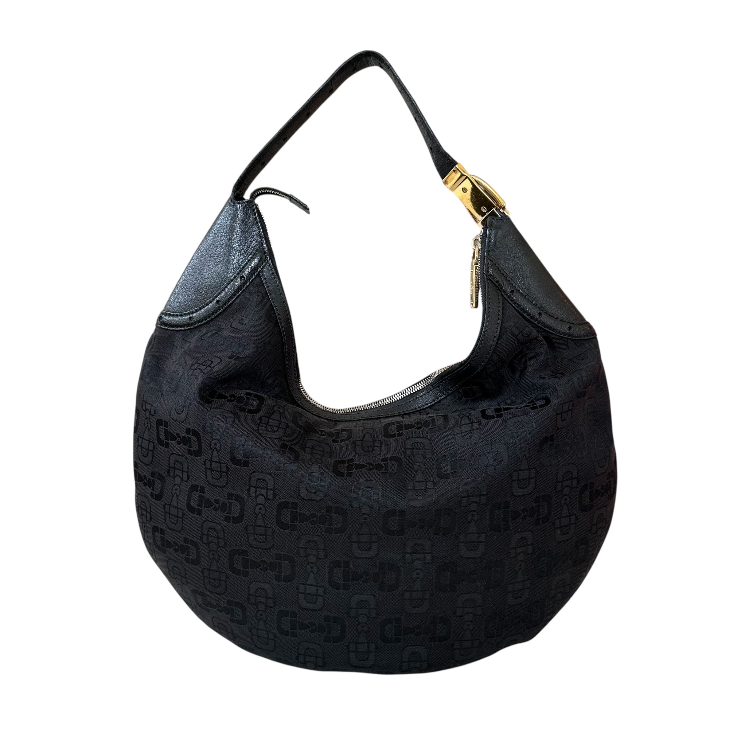 Gucci borsa hobo in tela Horsebit