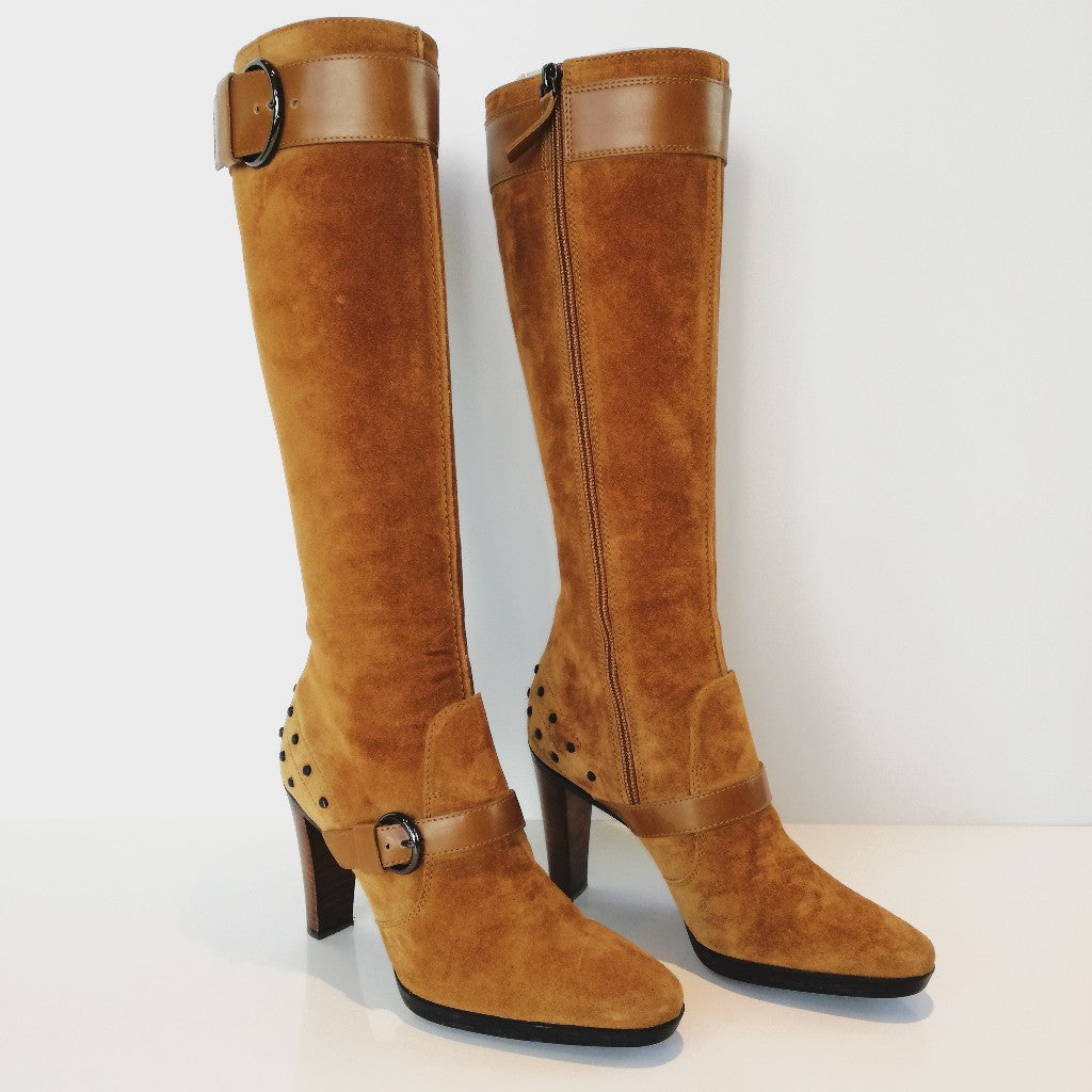 Stivali Tod's Jill boot in scamosciato