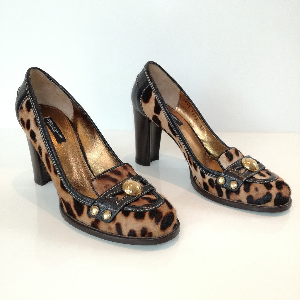 Scarpe dolce e Gabbana in cavallino
