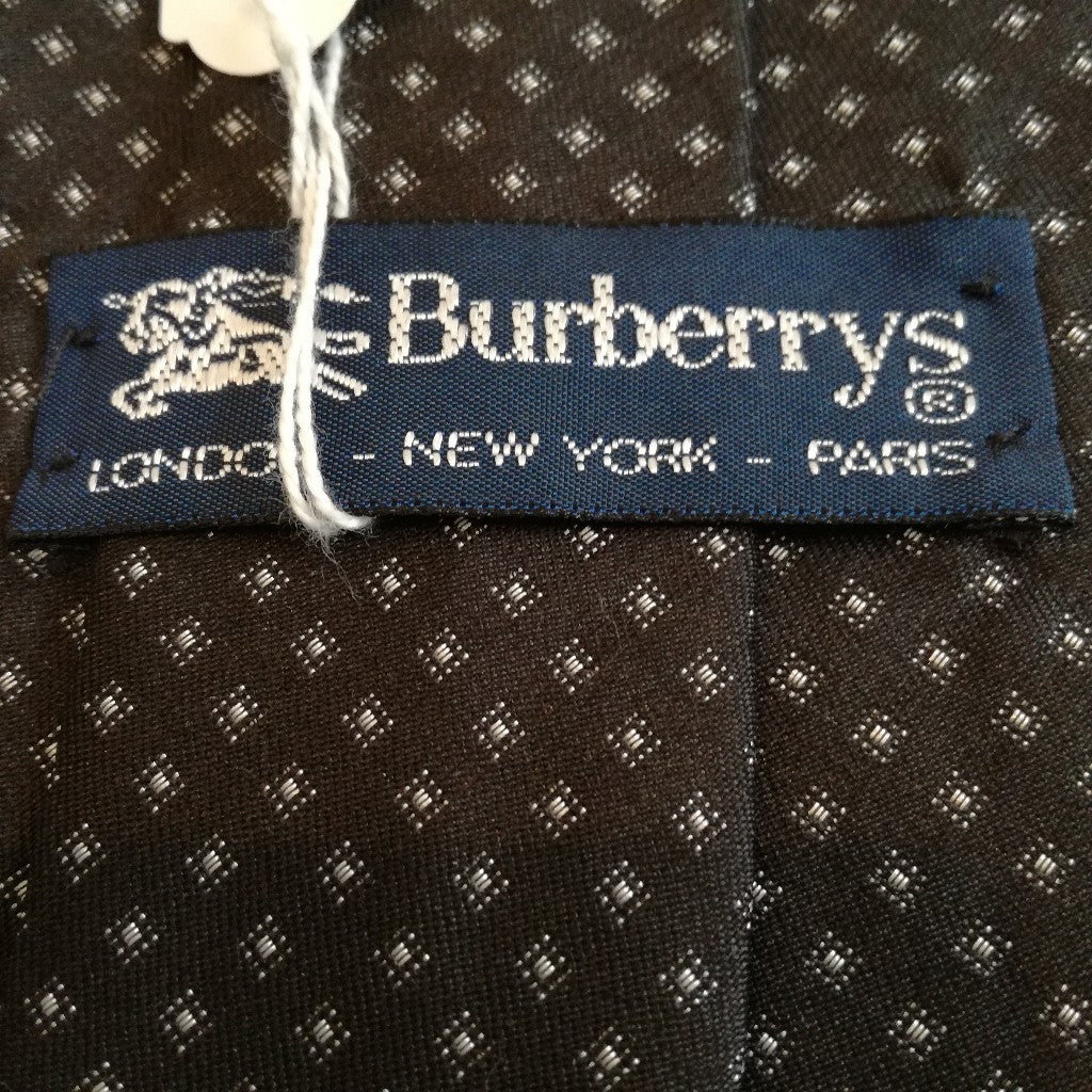 Cravatta Burberrys vintage in seta