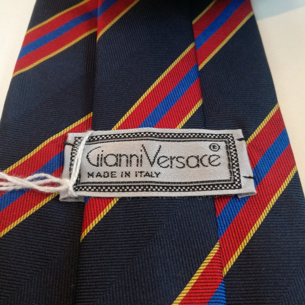 Cravatta vintage in seta Gianni Versace