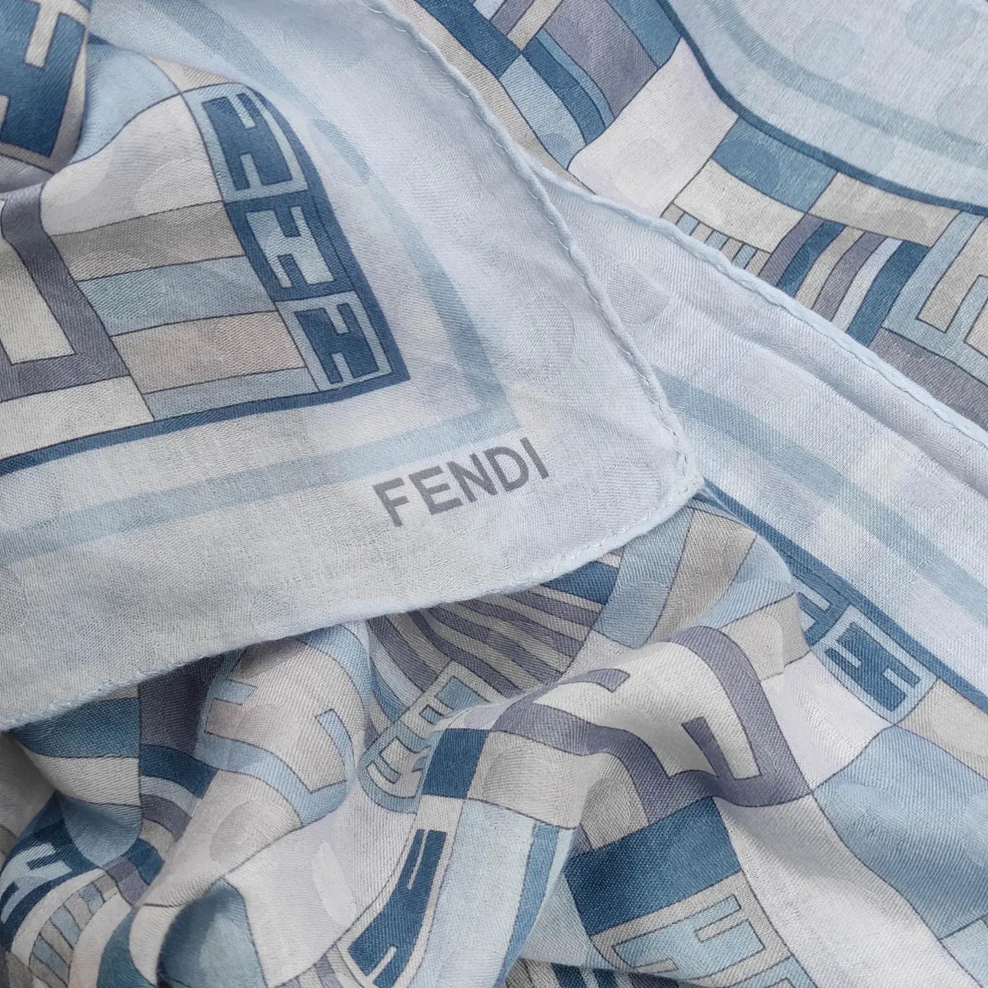 Foulard piccolo Fendi in cotone