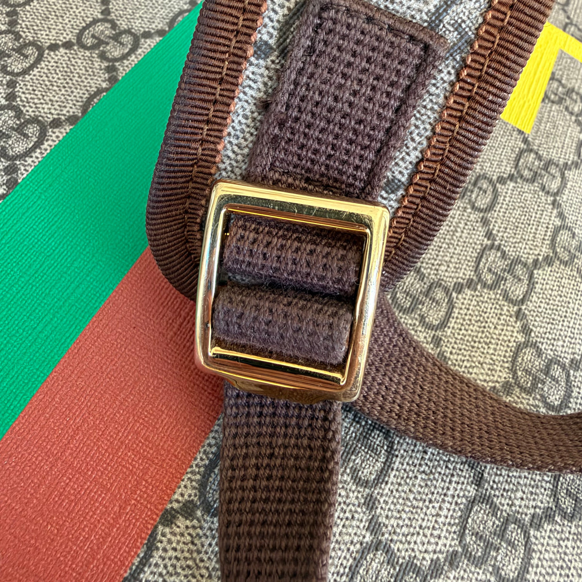 Gucci zaino Interlocking Fake Not