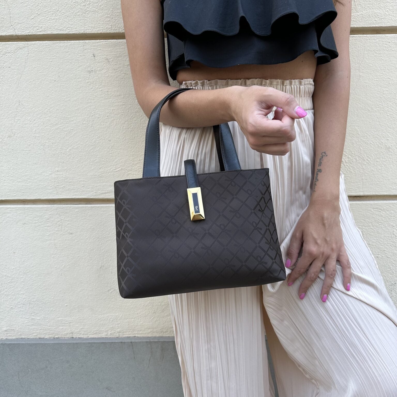 Roberta Di Camerino borsa in nylon logato