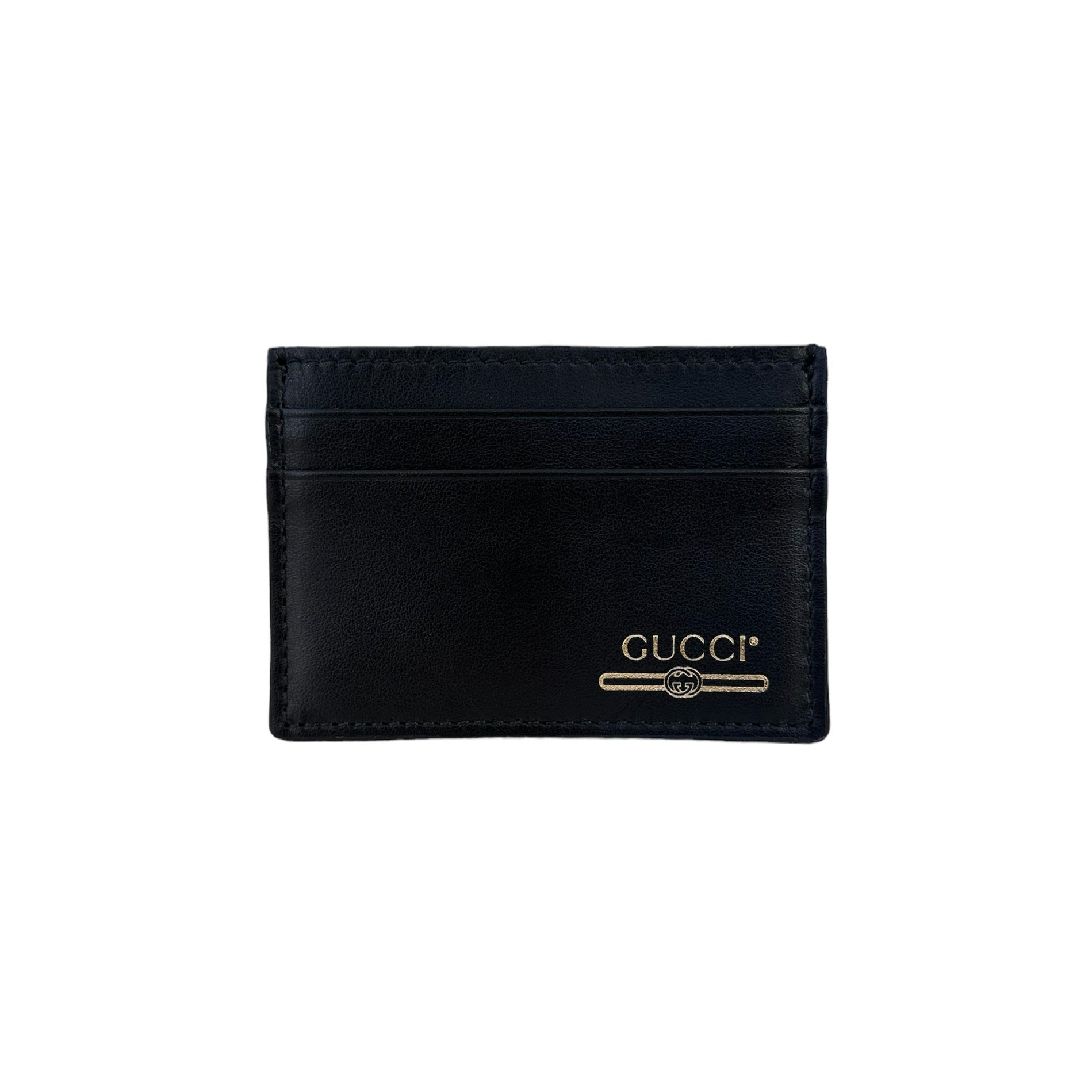 Porta carte Gucci in pelle con logo Stile: 547596