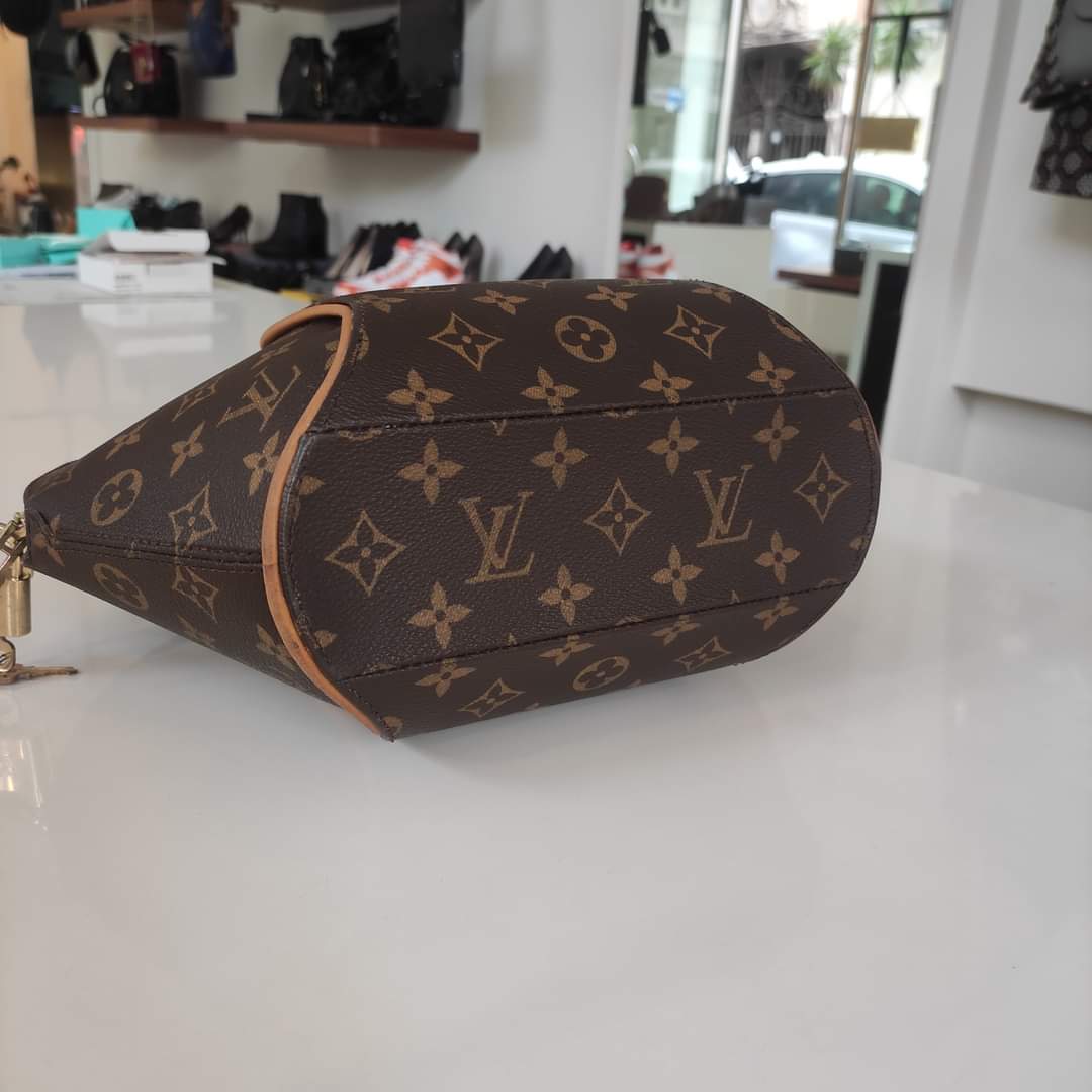 Borsa Louis Vuitton Ellipse PM in tela monogram e finiture in