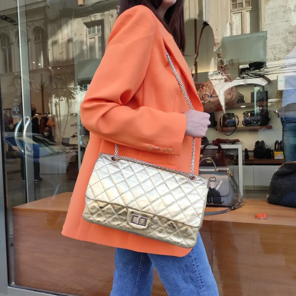 Chanel maxi borsa 2.55 in pelle invecchiata Easy Luxury Borse usate di Lusso
