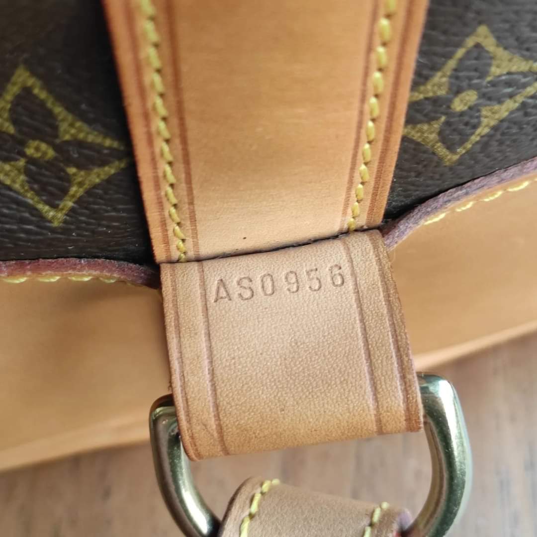 Zaino Louis Vuitton Randonnée in pelle Epi verde