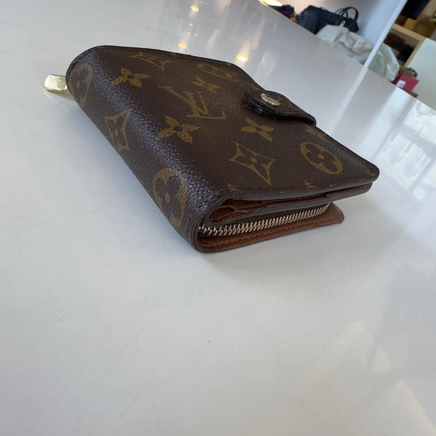 Louis VUITTON anno 2018 Portafoglio 'Adèle' in tela Mon…