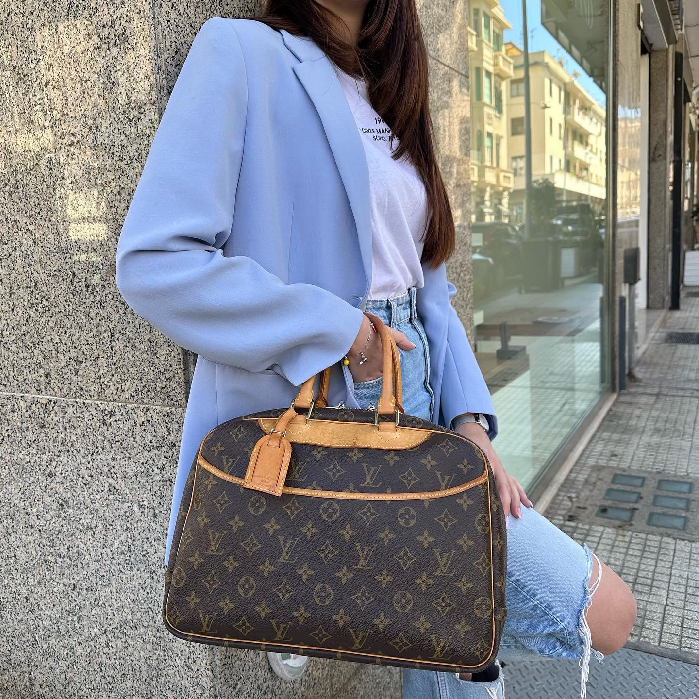 borsa louis vuitton blu