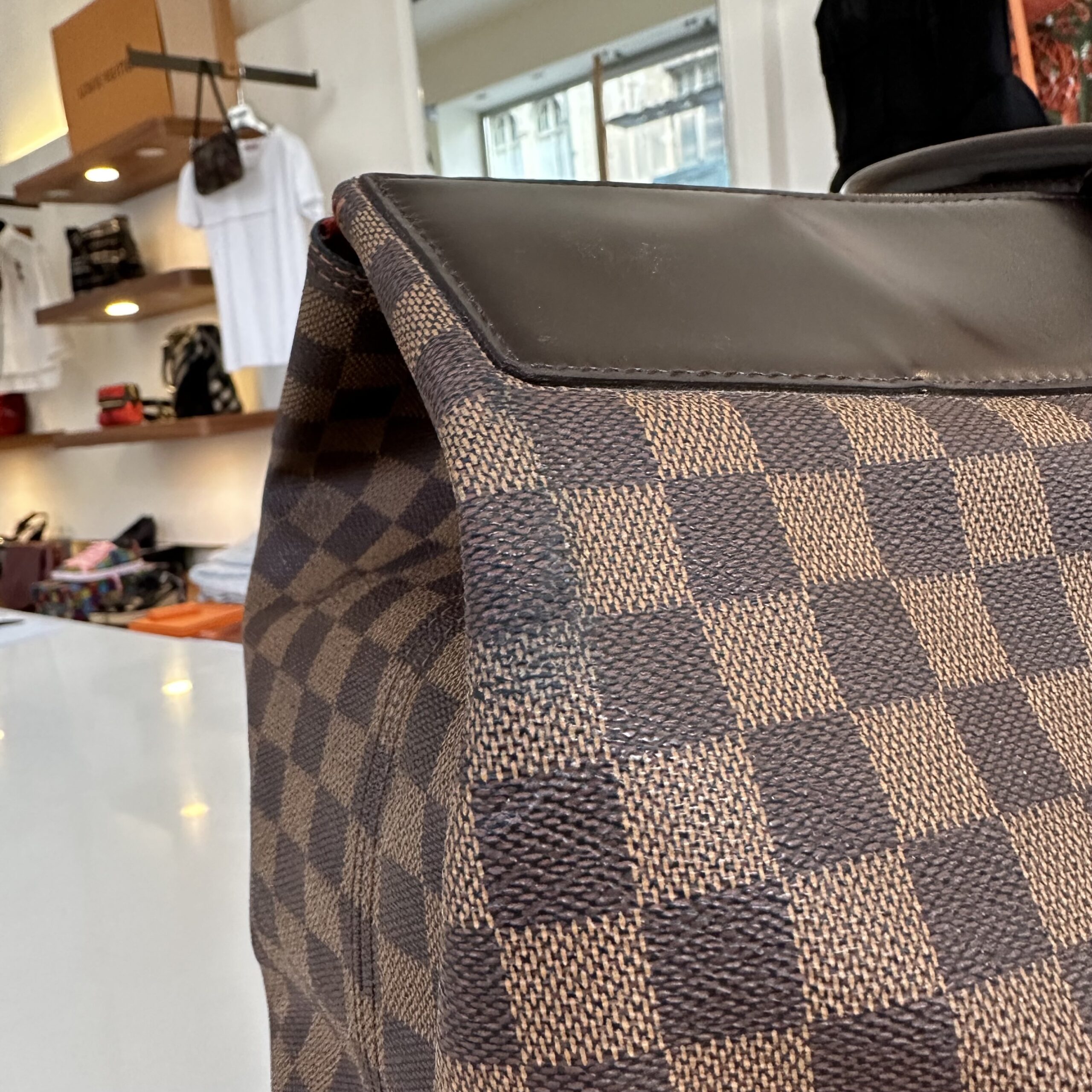 borsa da viaggio louis vuitton geant albatros in tessuto siglato grigio e  pelle naturale - Extension-fmedShops