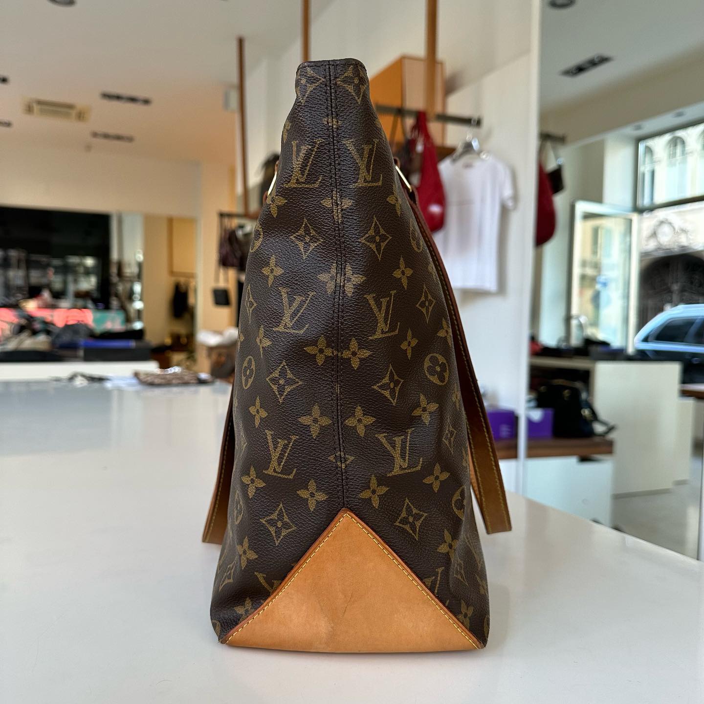 Louis Vuitton zaino Mabillon in pelle epi e finiture in vacchetta