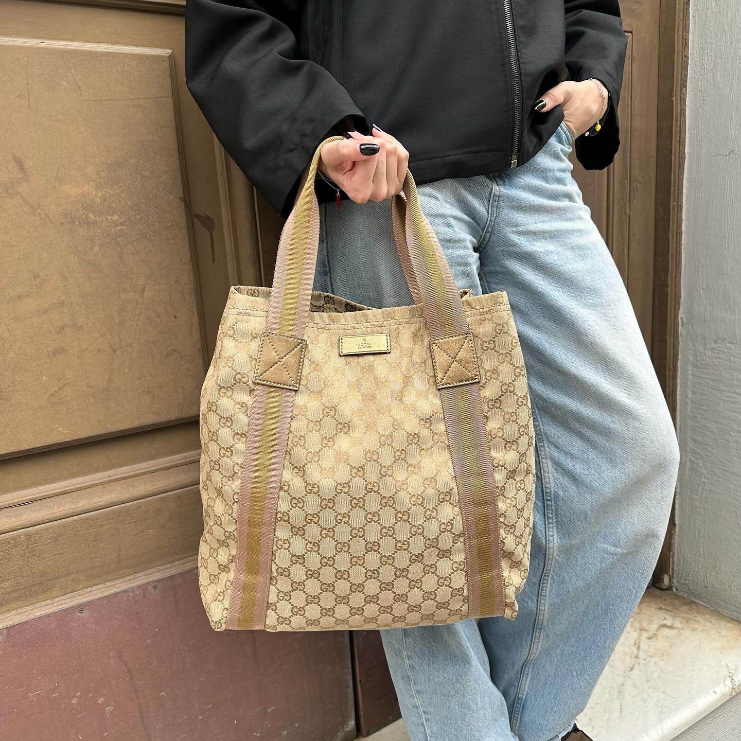 Borsa shopper color oro top