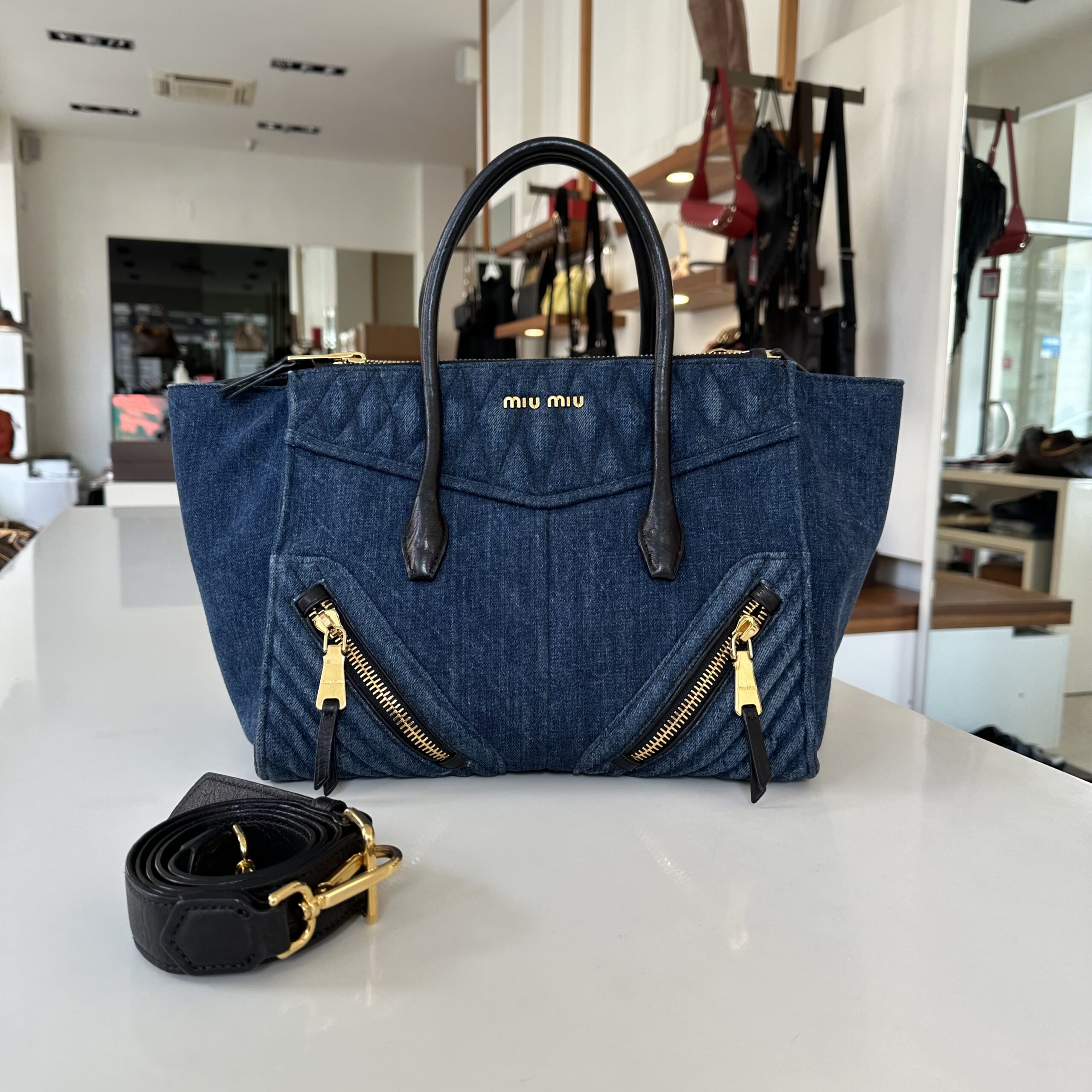 Miu miu biker bag new arrivals